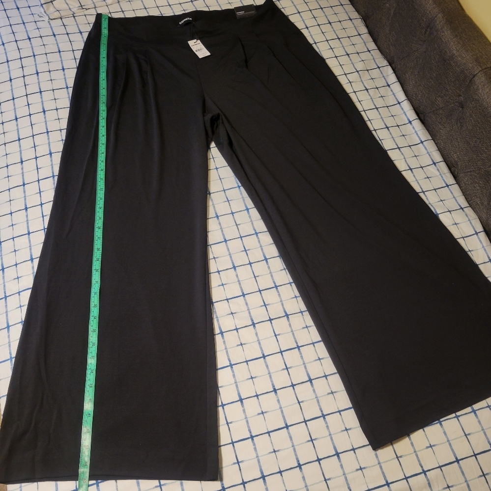 NWT Black Wide-Leg High Rise Pants XL
